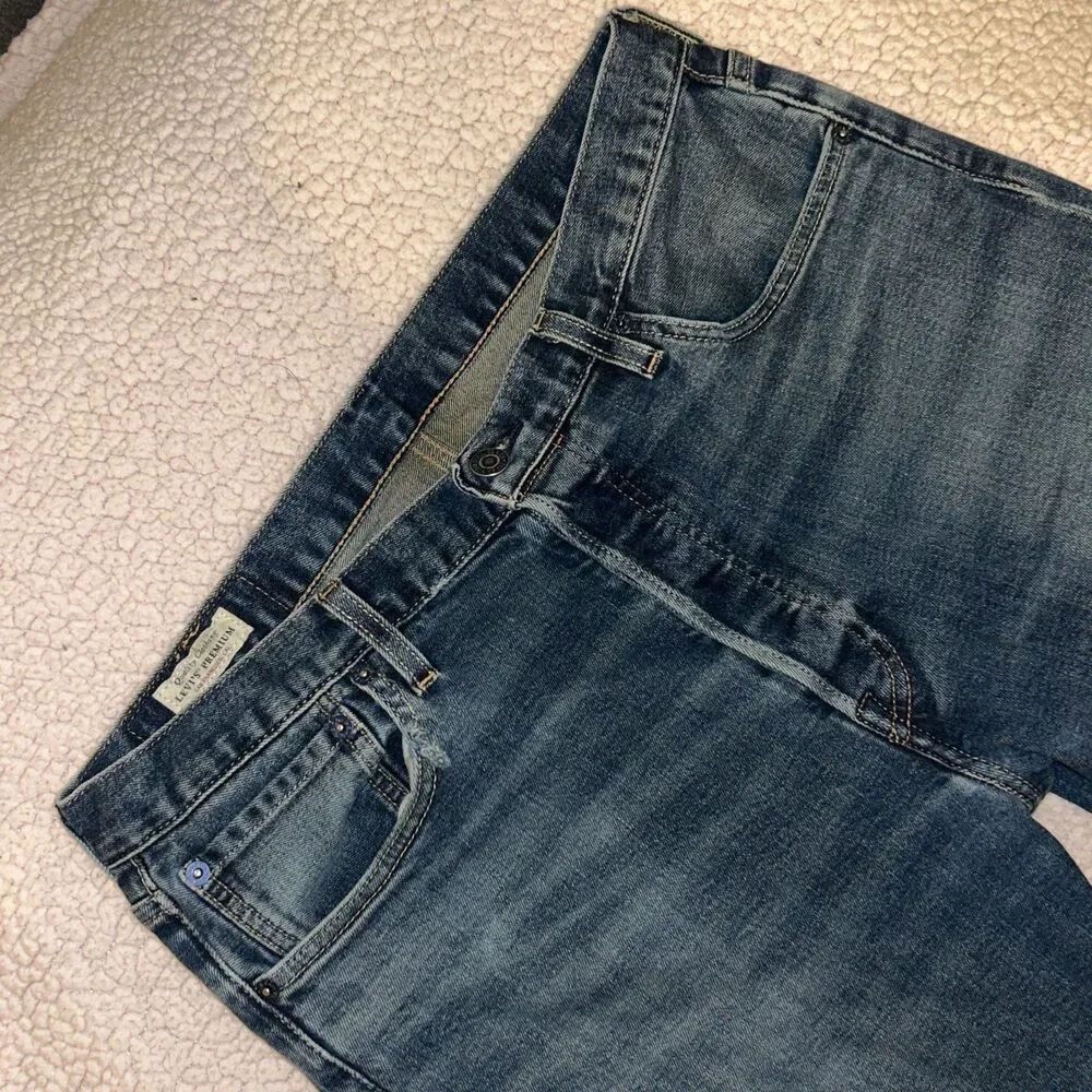 Y2K Men's Levi's Premium 501 Original Fit Denim Jeans W33 L34